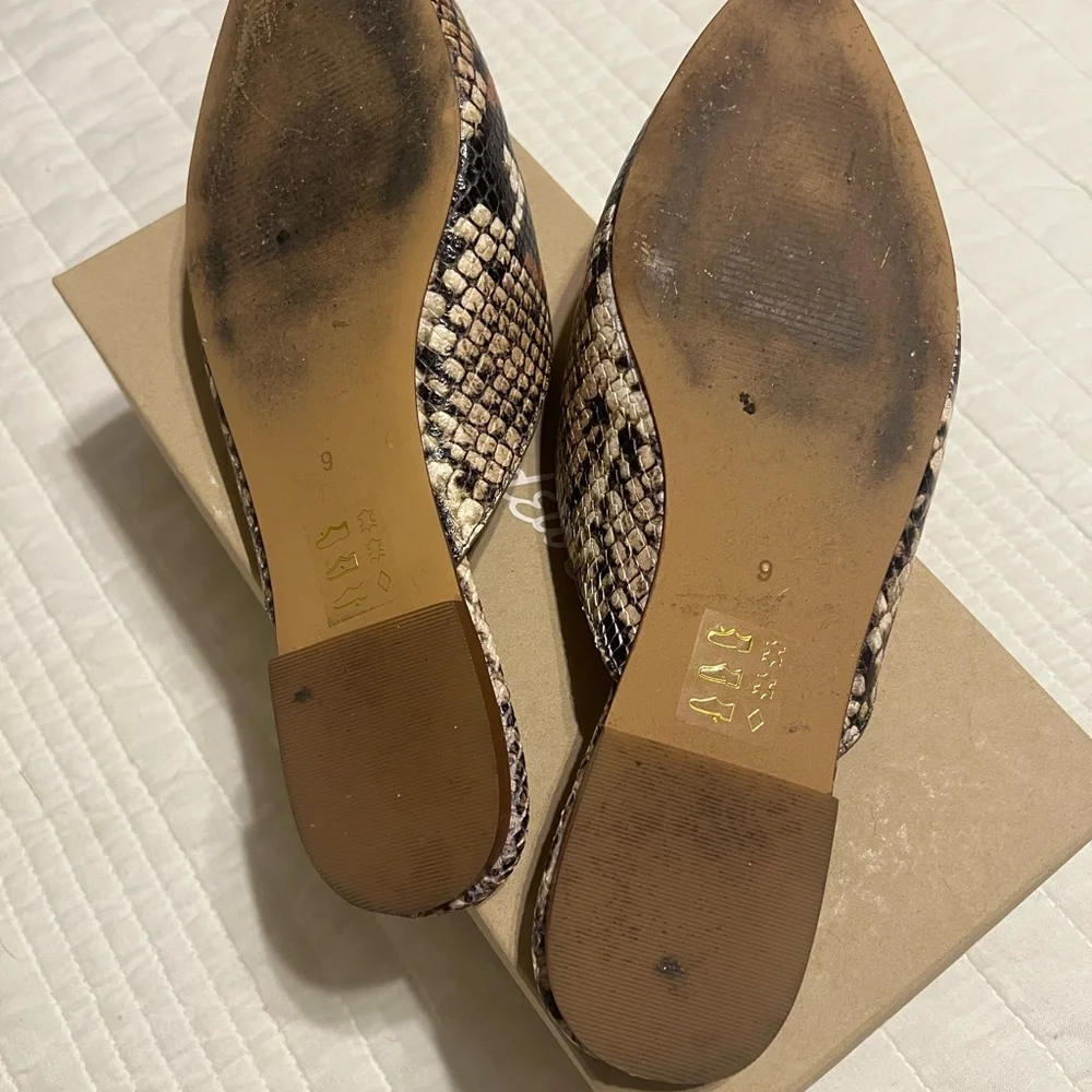 Madewell Remi Spiced Cider Snakeskin Mule - Picture 4 of 5